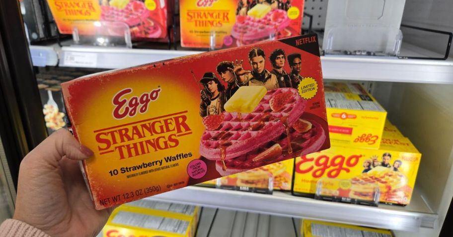Stranger Things Strawberry Waffles