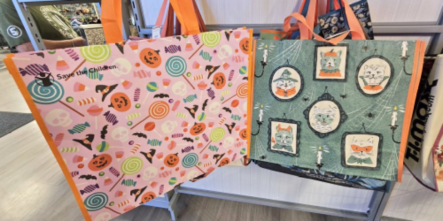 TJMaxx Reusable Halloween Totes Only 99¢