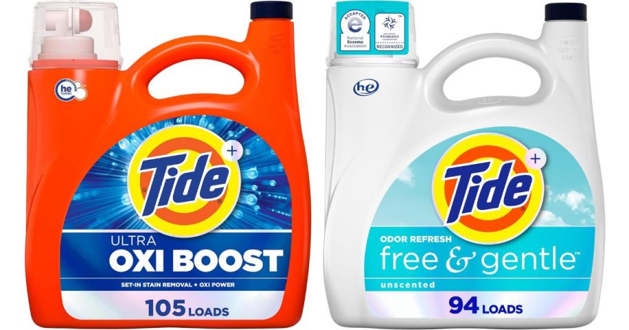 Tide Detergent bottles