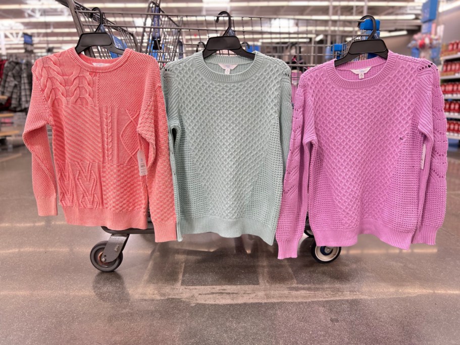 Women’s Time and Tru Sweaters from $5.98 on Walmart.com