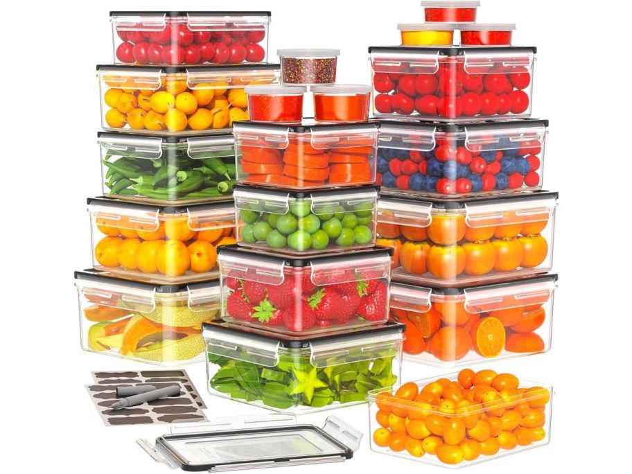 stock image TopChase 40-Piece Food Storage Set