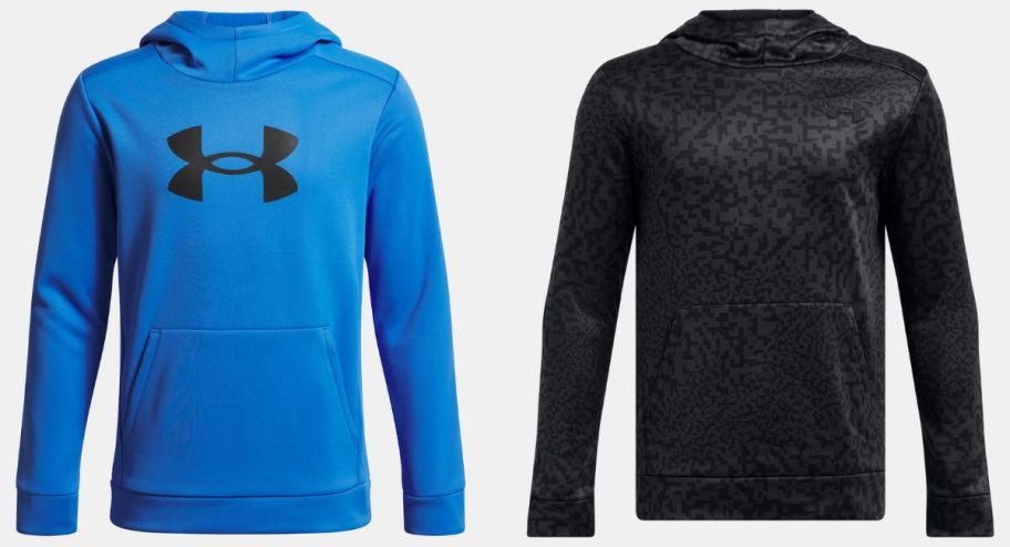 Two different Under armour sweater in blue and black 