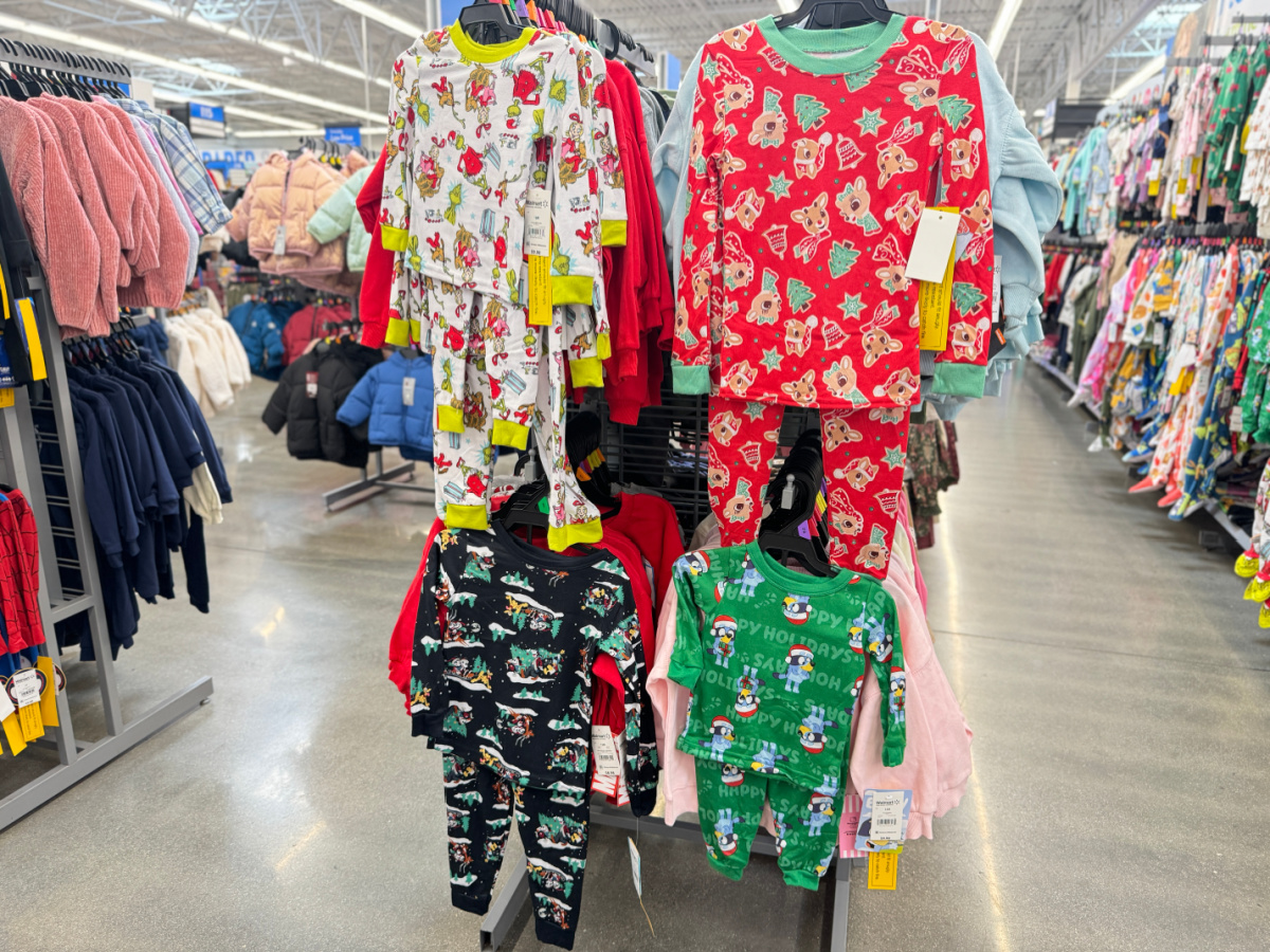 Toddler Christmas Pajama Sets Only $9.98 on Walmart.com