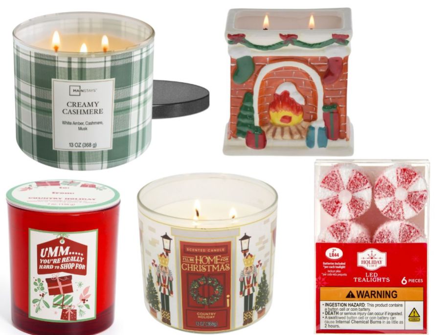 Walmart holiday candles