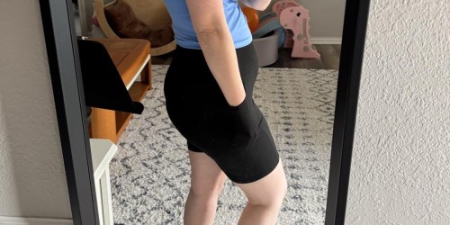 Women’s High Waisted Bike Shorts Only $5 on Amazon (Reg. $10)