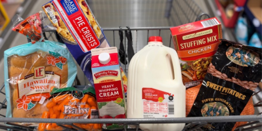 Thanksgiving Dinner for 10 UNDER $39 at ALDI – Including Turkey & Dessert!