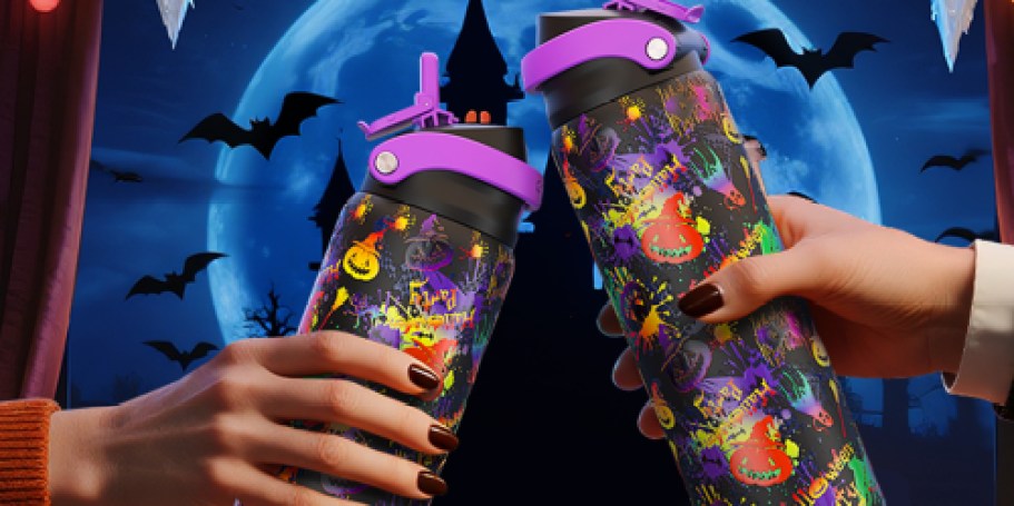 Halloween Water Bottles from $4.49 Shipped on Amazon (Owala Vibes for Less!)