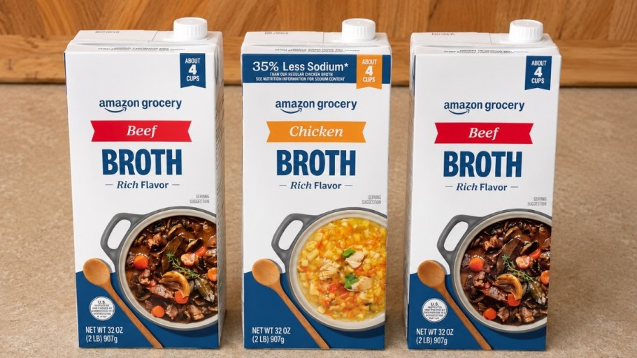 Amazon Grocery Broth 32oz Just $1 Shipped