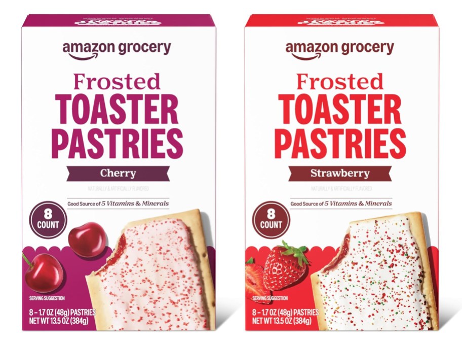 amazon toaster pastries in cherry or strawberry