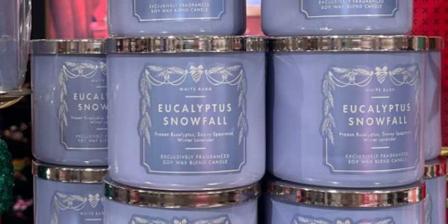 Bath & Body Works 3-Wick Candles Only $10.95