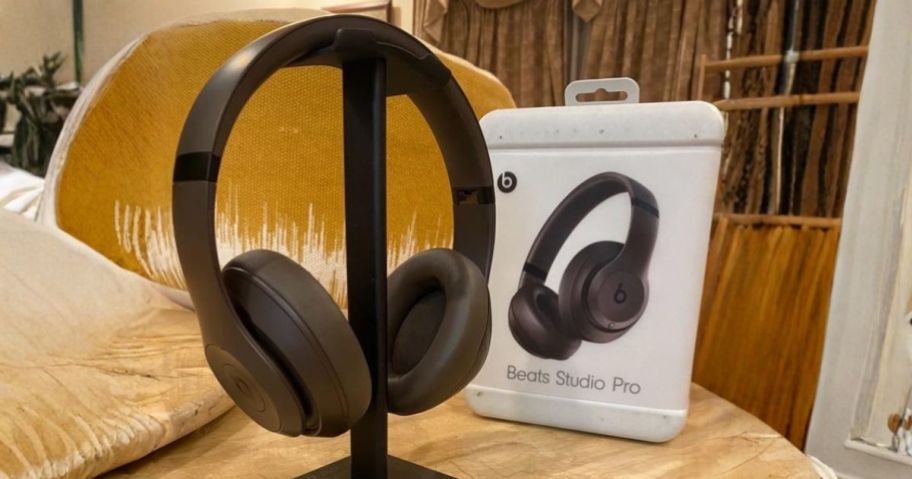 Beats Studio Pro Wireless Headphones on display