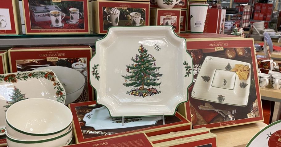 spode christmas holiday tabletop in store