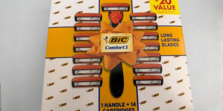 BIC Comfort 3 Razor w/ 14 Refills Just $5 Shipped on Amazon (Practical Stocking Stuffer)