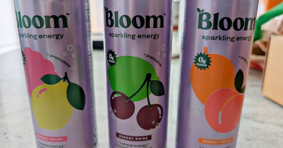 Bloom Nutrition Sparkling Energy Drink 12-Pack Just $17.64 Shipped on Amazon