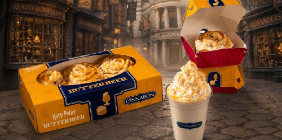 Cinnabon Butterbeer Drinks & Rolls Arrive 5/4 (Harry Potter Fans, Rejoice!)