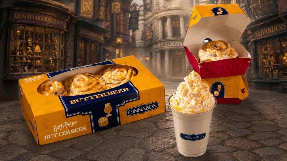 butterbeer season cinnabon items