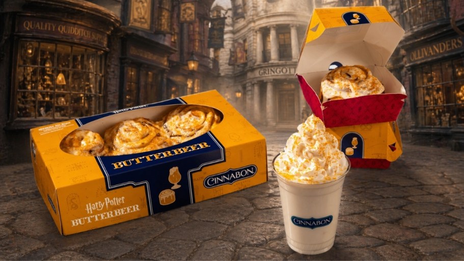 Cinnabon Butterbeer Drinks & Rolls Arrive 5/4 (Harry Potter Fans, Rejoice!)