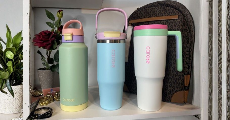 Carote Tumbler & Water Bottle 3-Pack Just $29.99 on Amazon (Reg. $50)