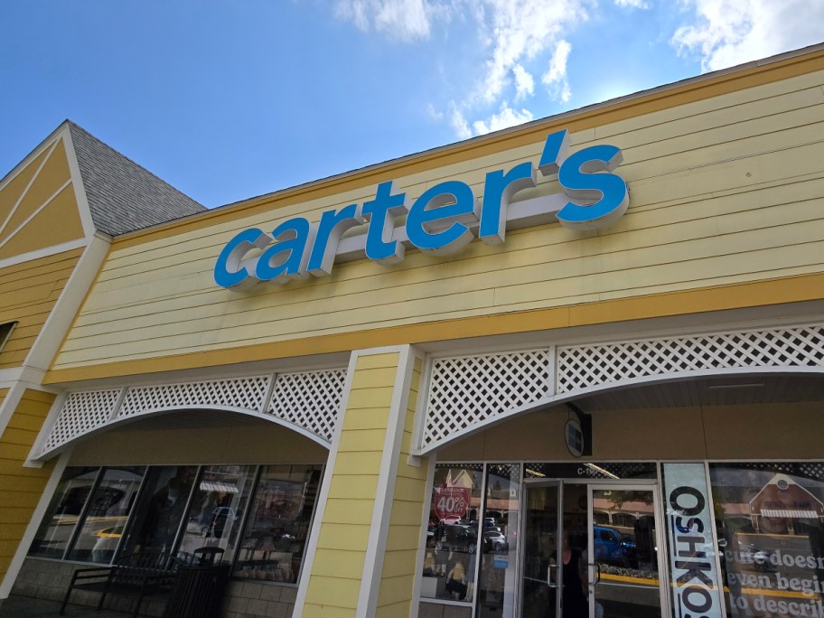 exterior of Carter's store