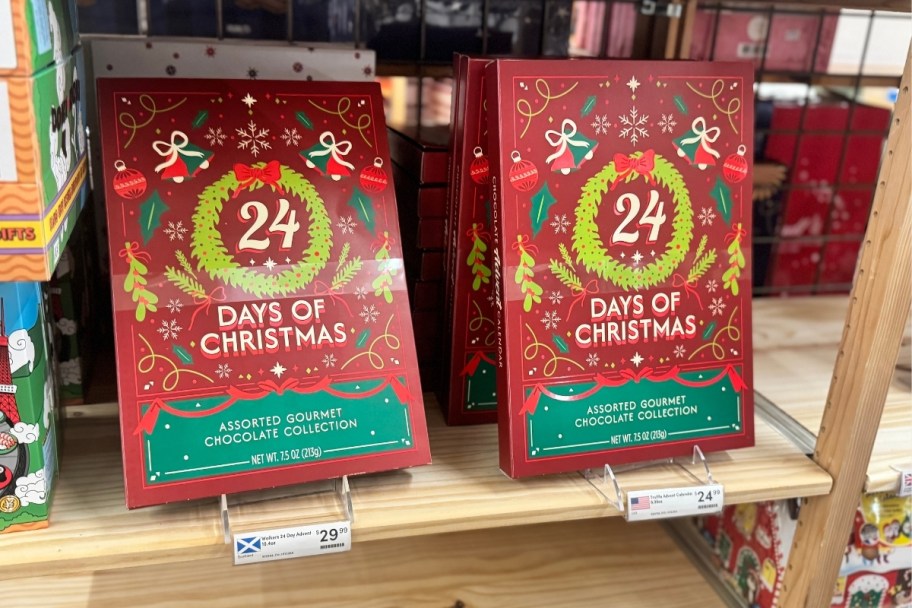 24 days of christmas chocolate advent calendar