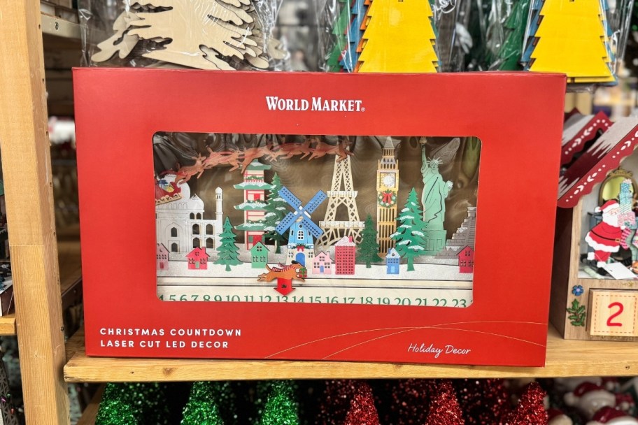 christmas countdown LED scene