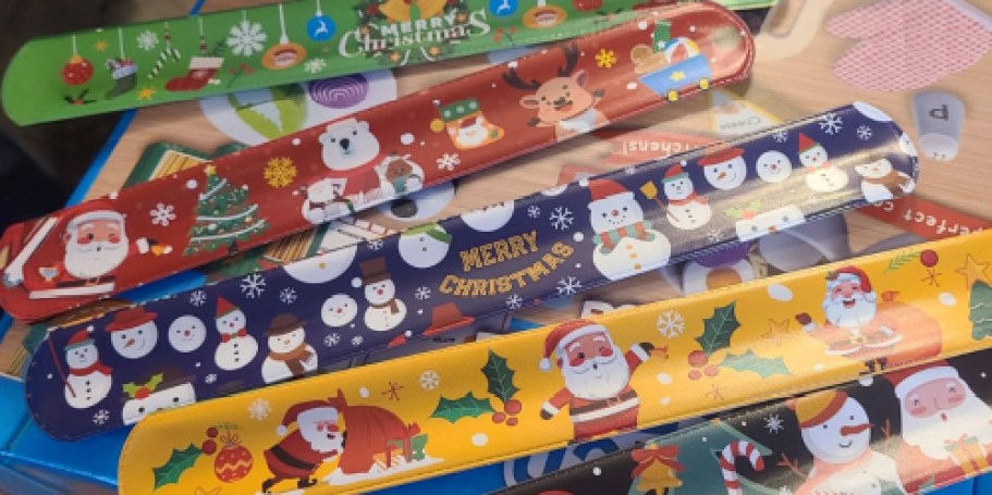 Christmas Slap Bracelets 36-Pack Only $4.55 Shipped w/ Prime (Candy-Free Stocking Stuffer Idea!)