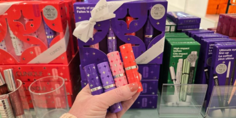Clinique Plenty of Pop Lipstick Gift Set Only $20 on Macys.com ($101 Value!)