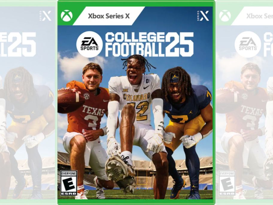 cover of College Football 25 Xbox game