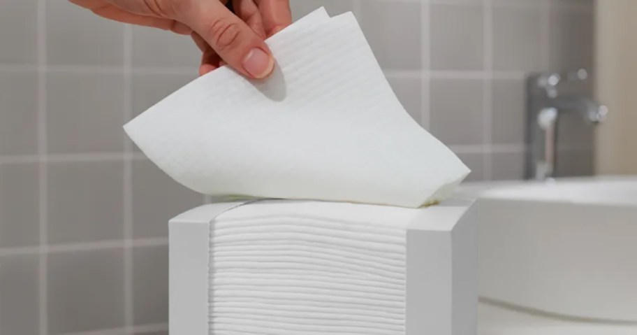 disposable face towels