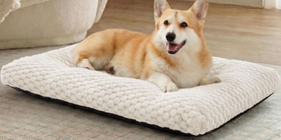 Bedsure Bubble Fleece Dog Crate Bed Just $14.99 on Amazon (Reg. $30)