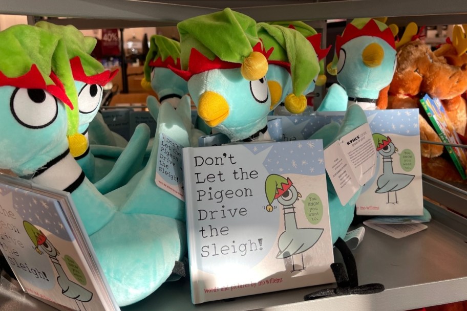 pidgeon plush and boox