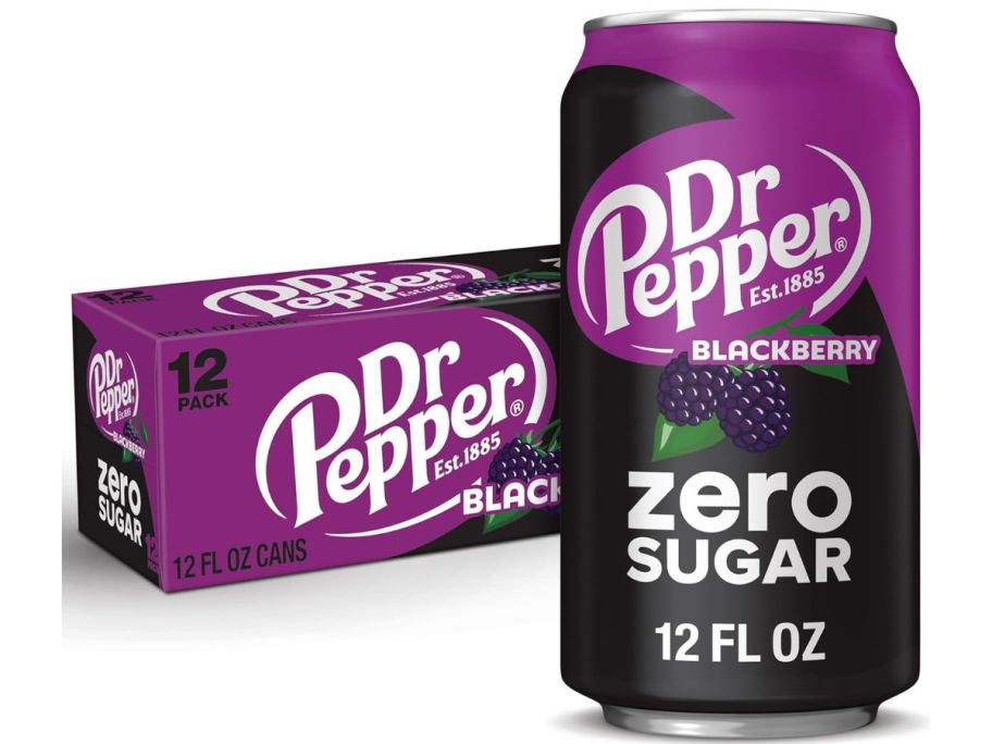 Dr. Pepper Blackberry Zero Sugar 12oz 12-Pack