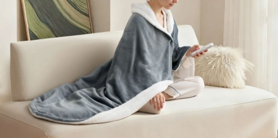 Cozy Electric Throw Blanket Only $23.99 on Walmart.com (Reg. $52) | Great Gift Idea