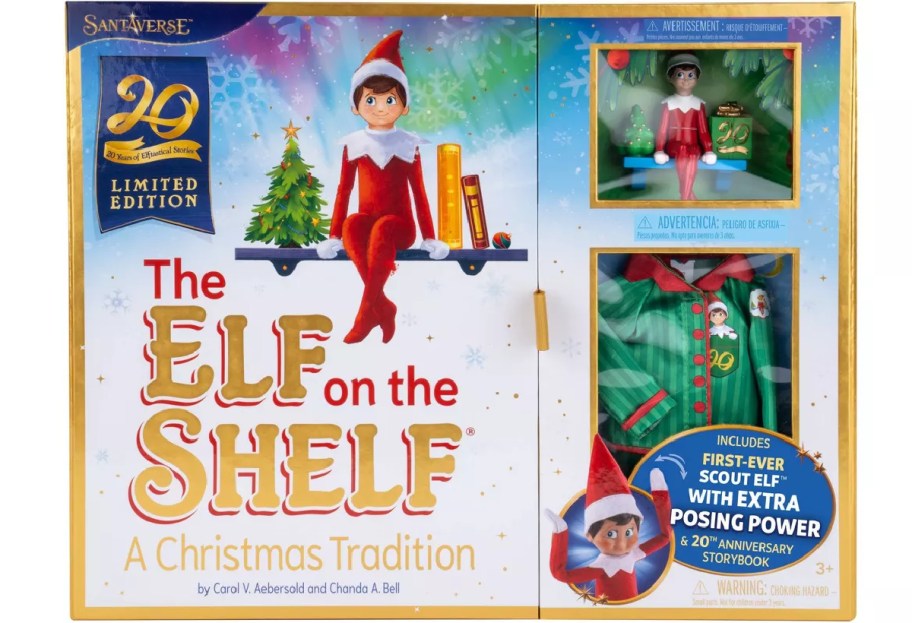 An Elf of the Shelf 20th anniversary edition.