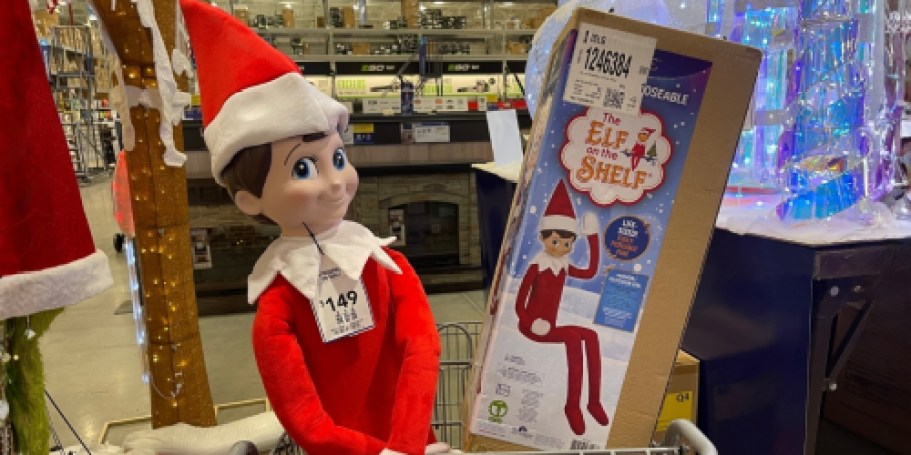 Giant 5-Foot Elf on the Shelf $149 Shipped for Lowe’s Rewards Members (May Sell Out)