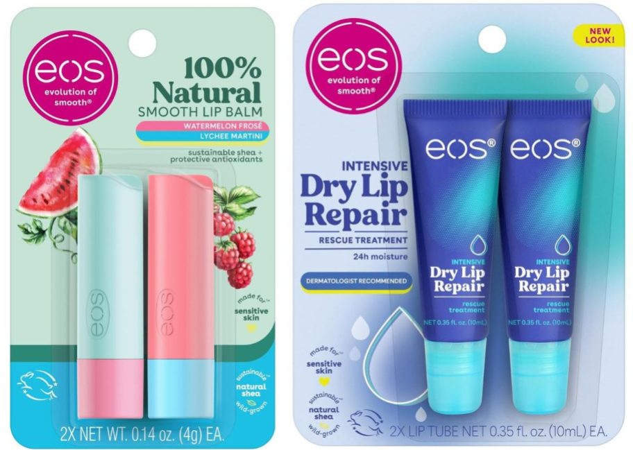 two different lip sets