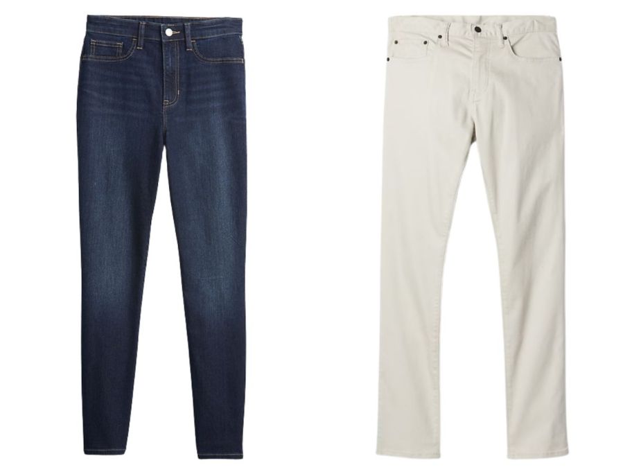 gap womens and mens jeans