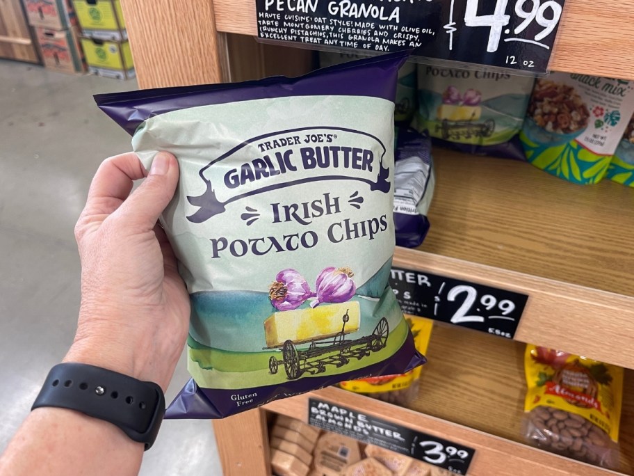 a bag of kettle chips