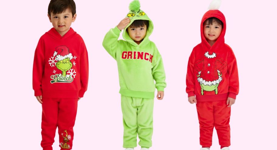 three different toddkler sets 