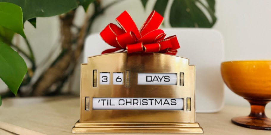 Countdown to Every Holiday! Hearth & Hand Brass Advent Calendar Just Dropped at Target