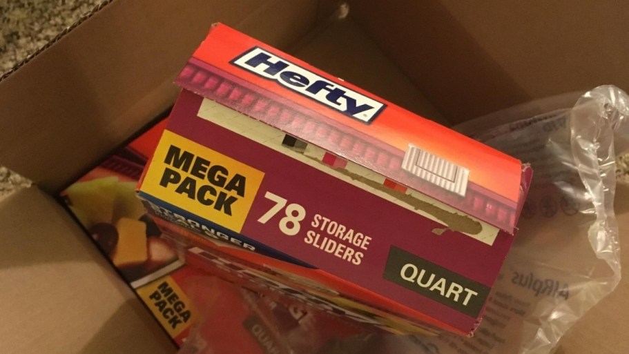 Hefty Quart Slider Bags 78-Count Just $6 Shipped on Amazon (Reg. $12)