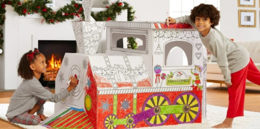 Color Your Own Christmas Train for Just $15 at Walmart