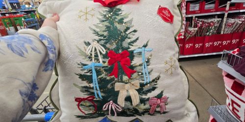 NEW Christmas Throw Pillows from $9 at Walmart