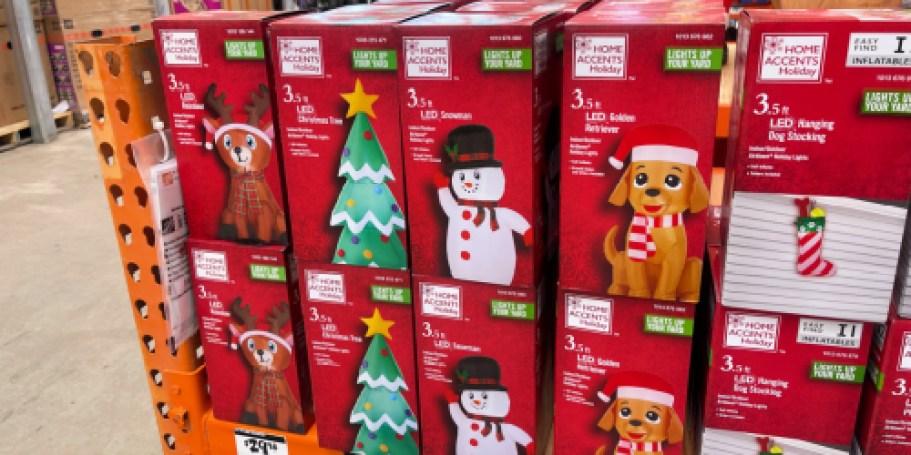 Home Depot Black Friday Deal: Christmas Inflatables Only $19.98 (Reg. $30) + More Decorations