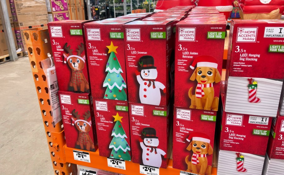 50% Off Home Depot Christmas Decorations | Inflatables from $14.98 Shipped