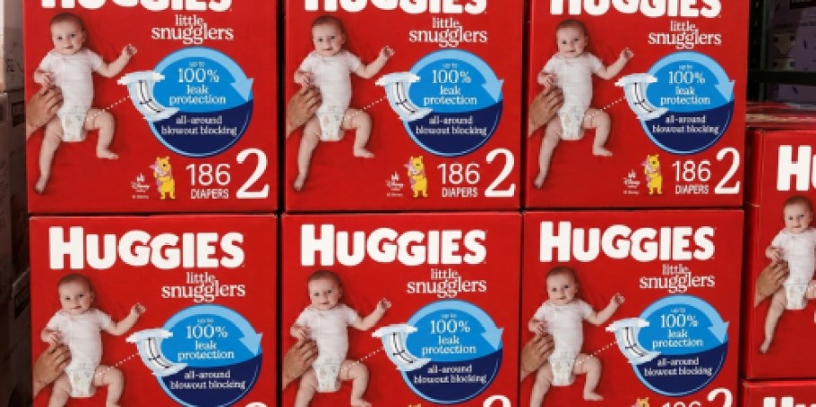 Stock Up & Save w/ $25 Off $75 on Huggies Diapers & Wipes on Amazon