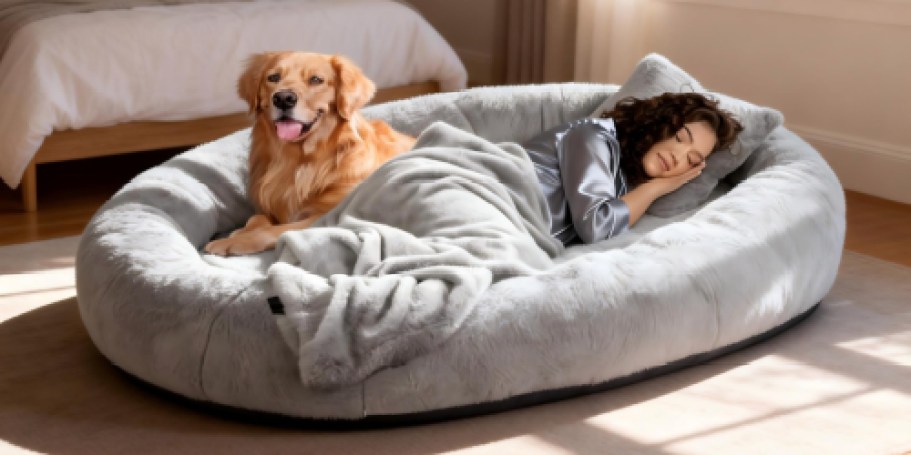 Human-Sized Dog Bed Just $49.99 Shipped on Amazon or Walmart.com (Reg. $100)