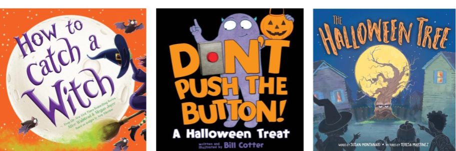 3 kids halloween books