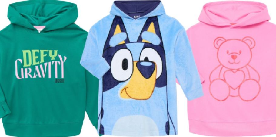 Up to 50% Off Walmart Kids Character Hoodies | Bluey, Wicked, & More