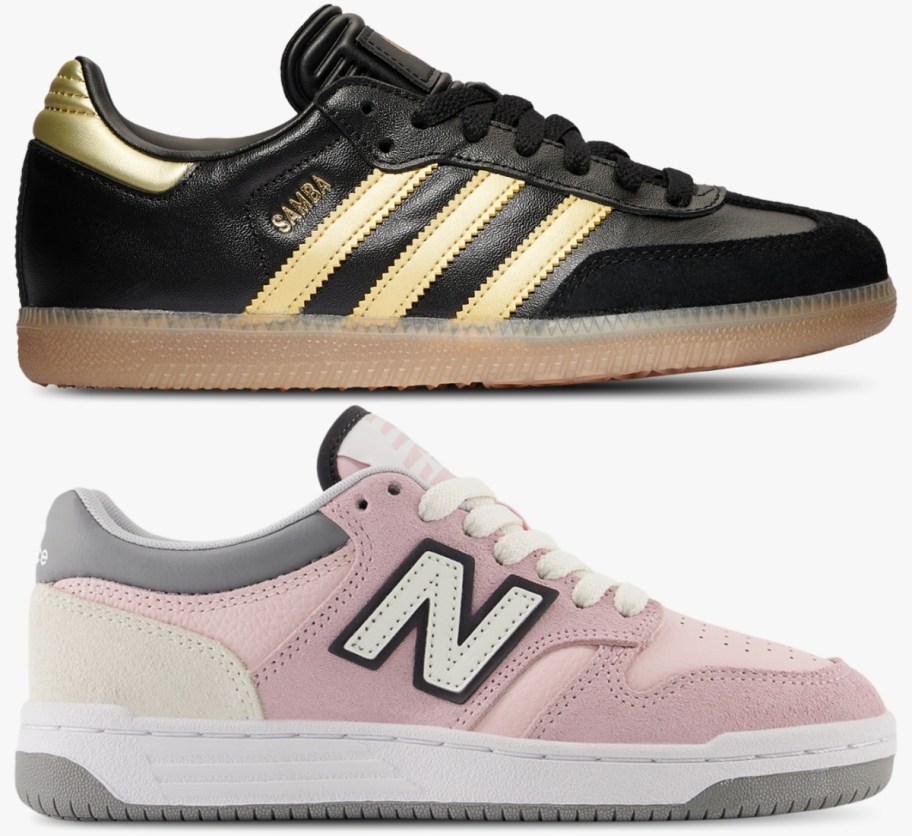 two pair of kids sneakers